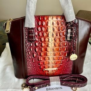 🍁NWT! Brahmin Duxbury Sunset Gables Melbourne Leather 🍁